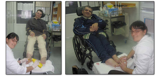 Servicio de podología APAC